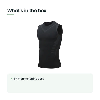 What's in the box: 1 x men's shaping vest