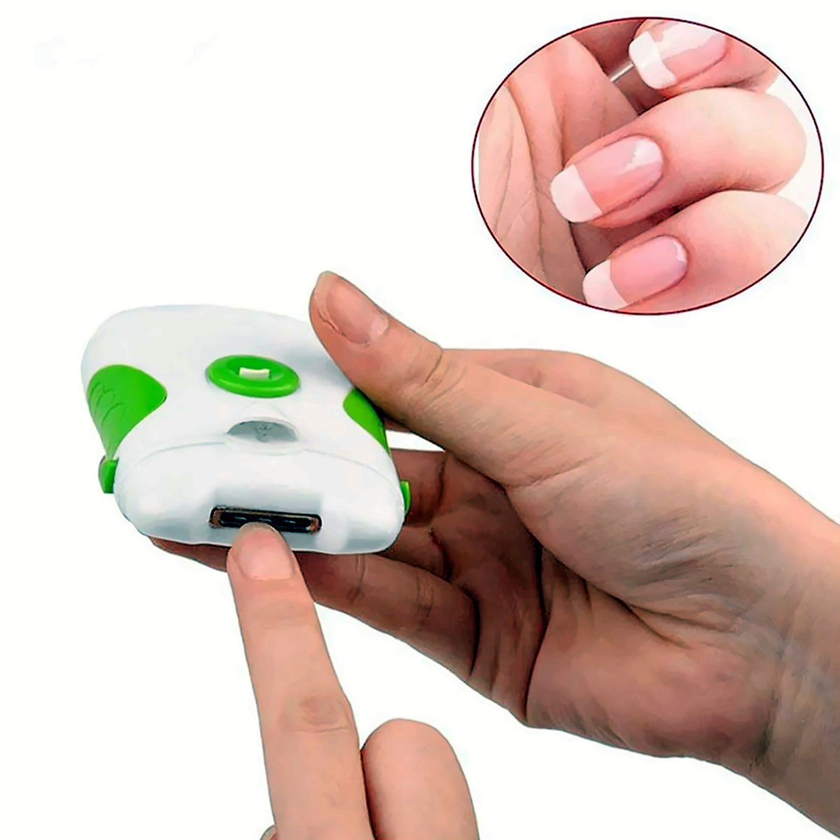 Using the nail trimmer
