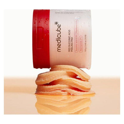 Gentle Exfoliating Face Pads with Succinic Acid
