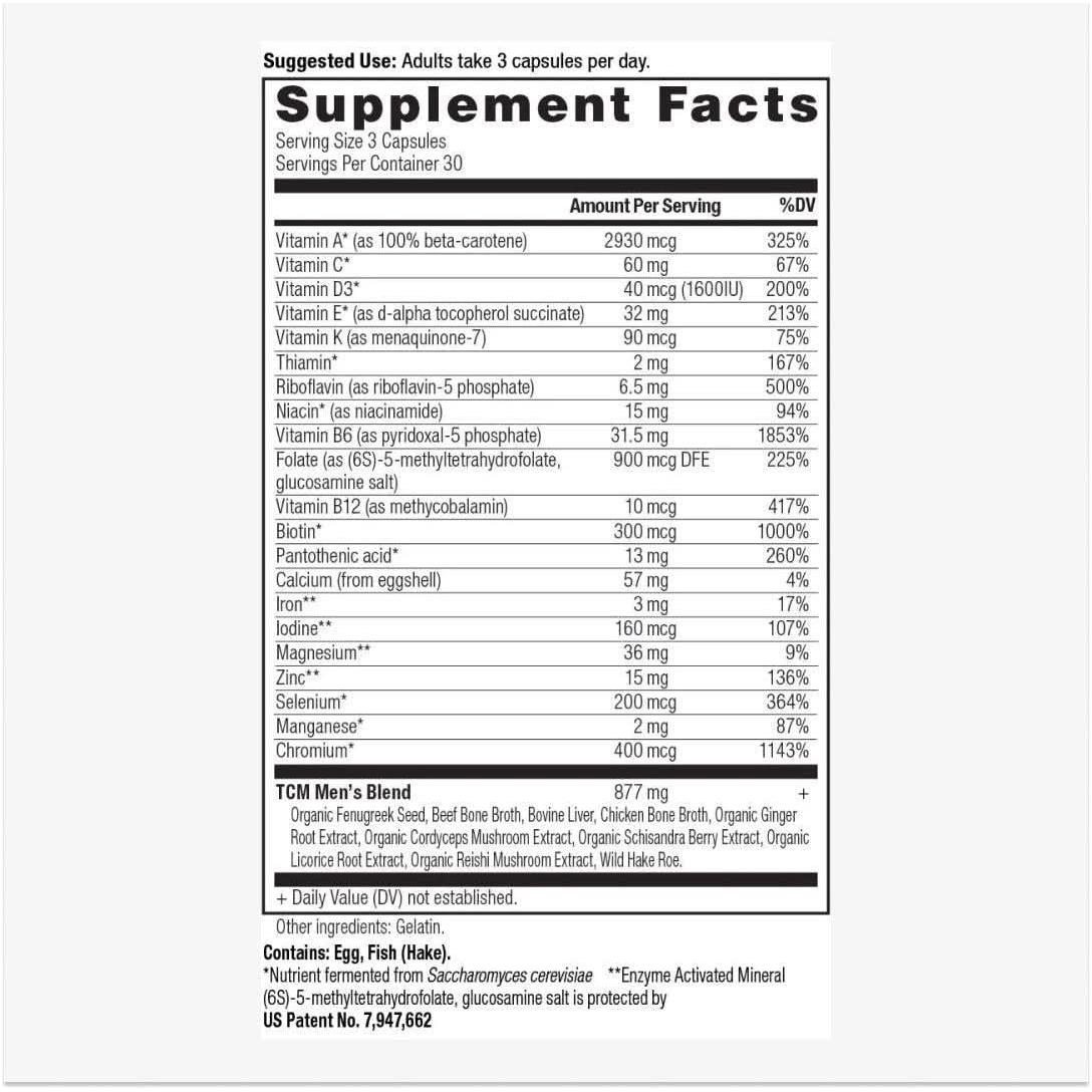 Premium Mens Daily Multivitamin Supplement