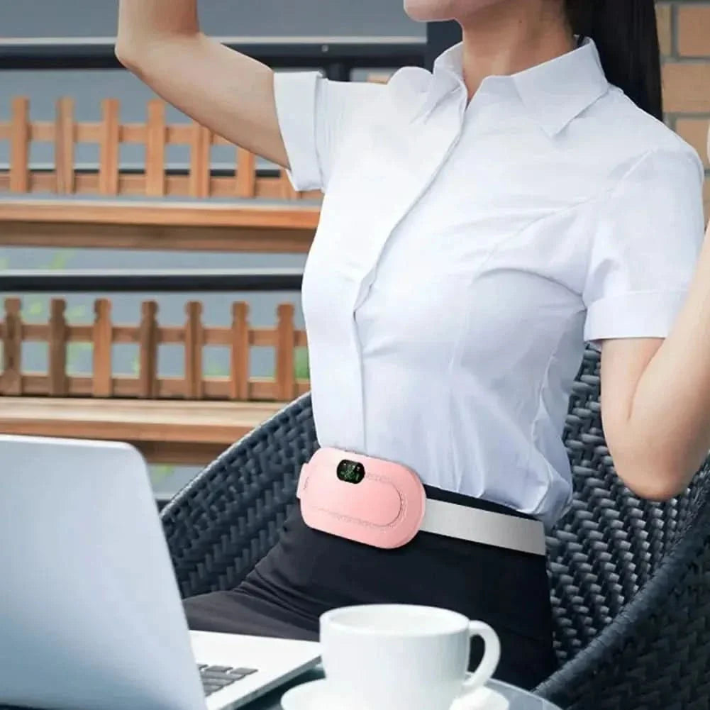 Heat Therapy Wrap for Cramps - Rechargeable Pain Relief Belt