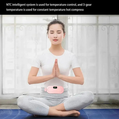 Heat Therapy Wrap for Cramps - Rechargeable Pain Relief Belt