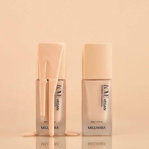 Natural Vegan Foundation SPF30 Moisturizing Full Cover Makeup