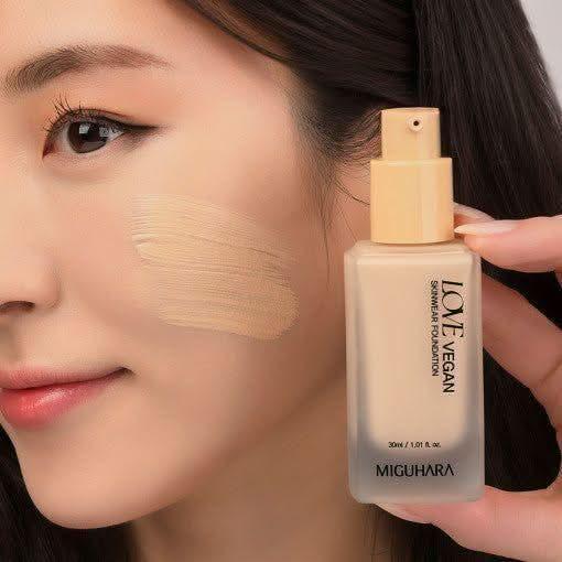 Natural Vegan Foundation SPF30 Moisturizing Full Cover Makeup