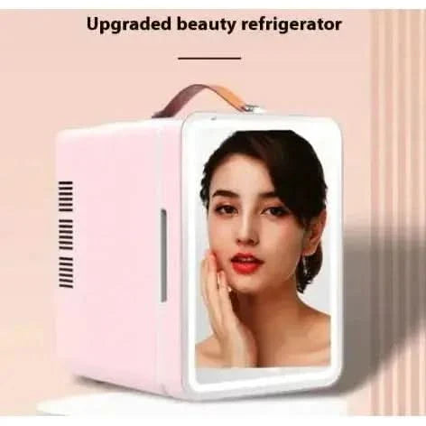 Portable 4L Cosmetic Fridge with LED Light