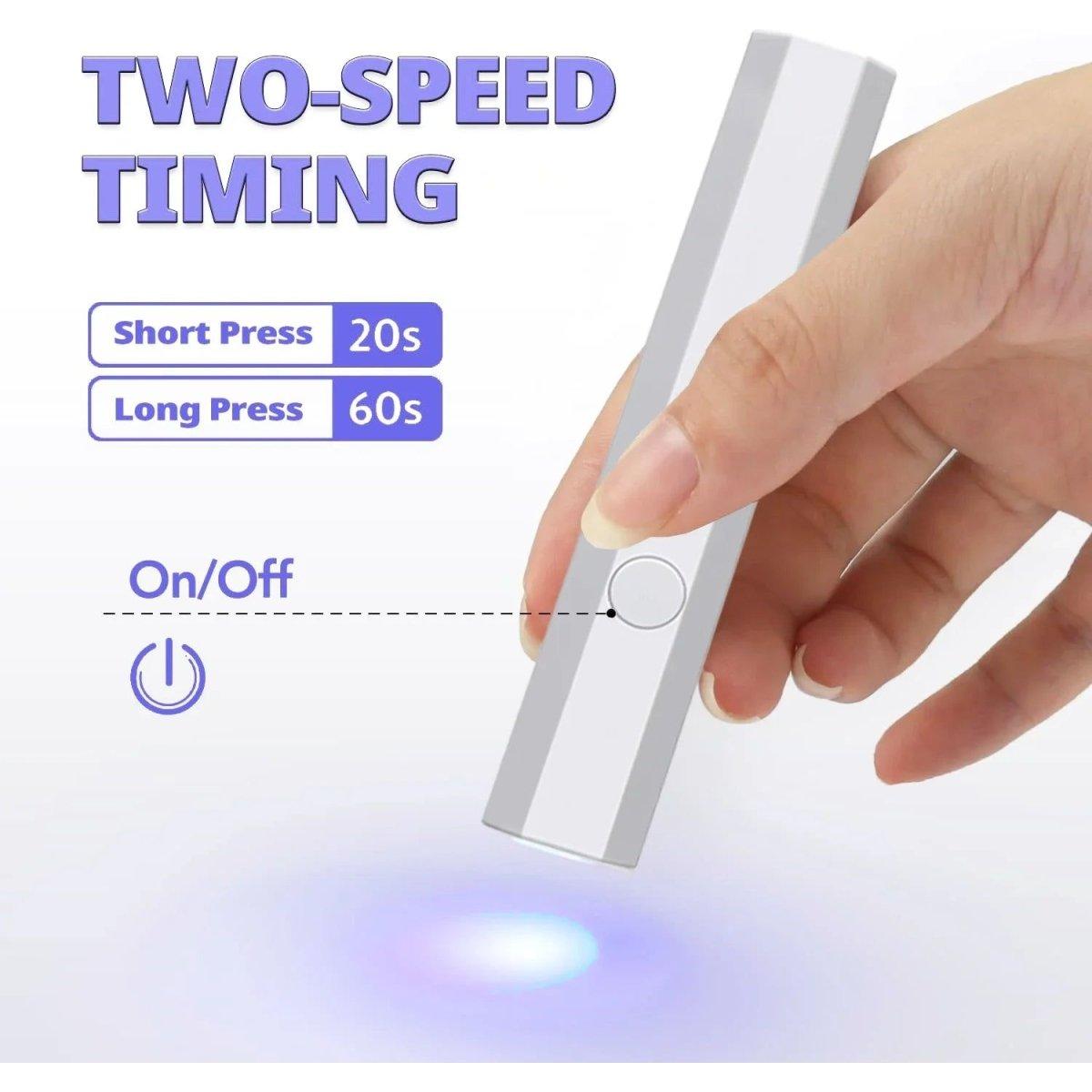 Compact UV LED Nail Light