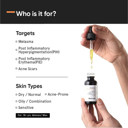 Natural Dark Spot Face Serum 30ml - Reduces Acne Scars