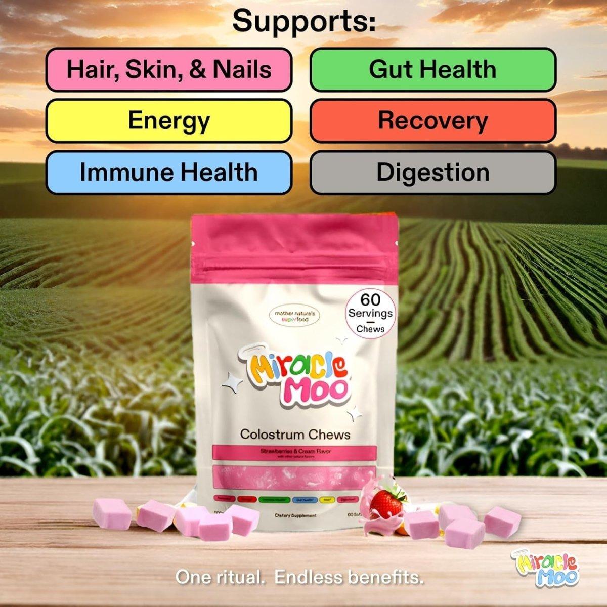Natural Strawberry Immune Boost Chews