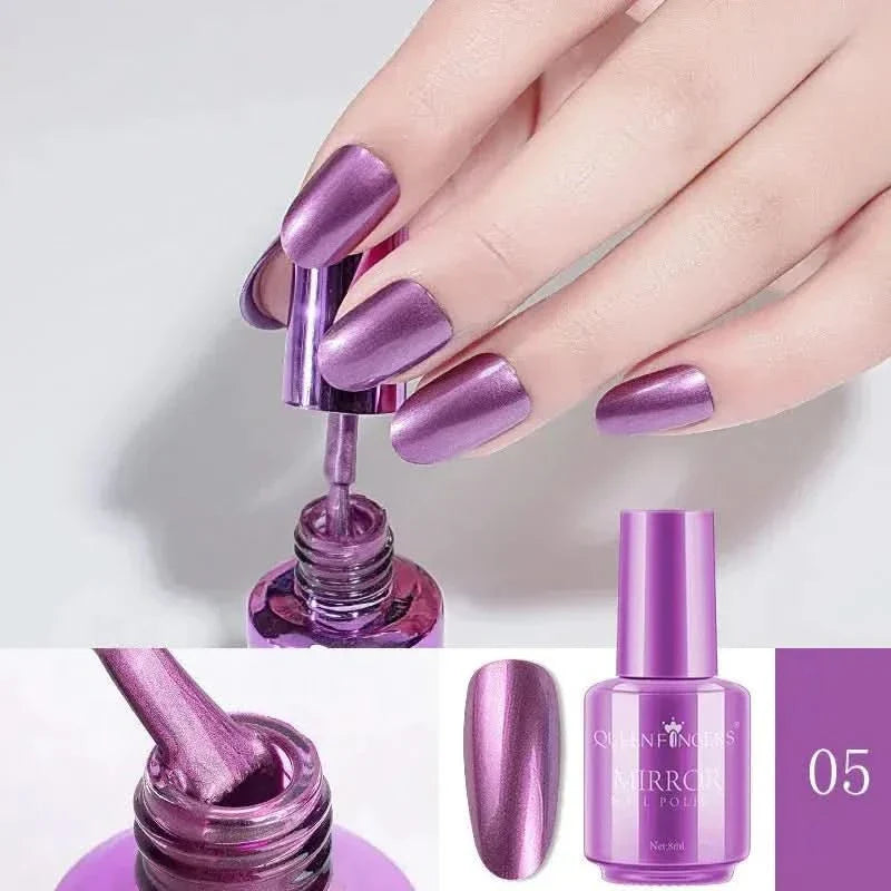 Shiny Metallic Nail Varnish 8ml