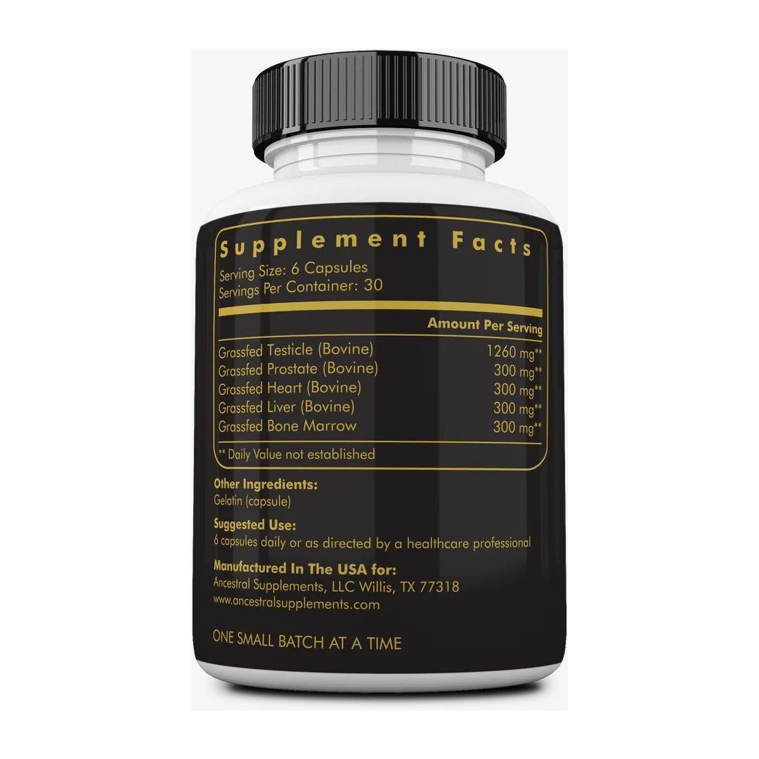 Natural Testosterone Booster for Men 180 Capsules