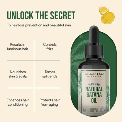 Pure Natural Batana Oil 1oz Moisturizing Skin Care