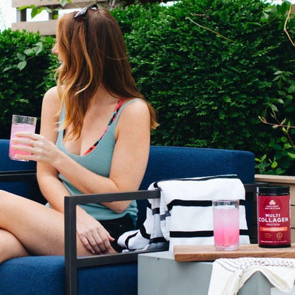 Natural Collagen Protein Powder Strawberry Flavor