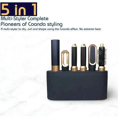 5-in-1 Hair Curler and Straightener Set