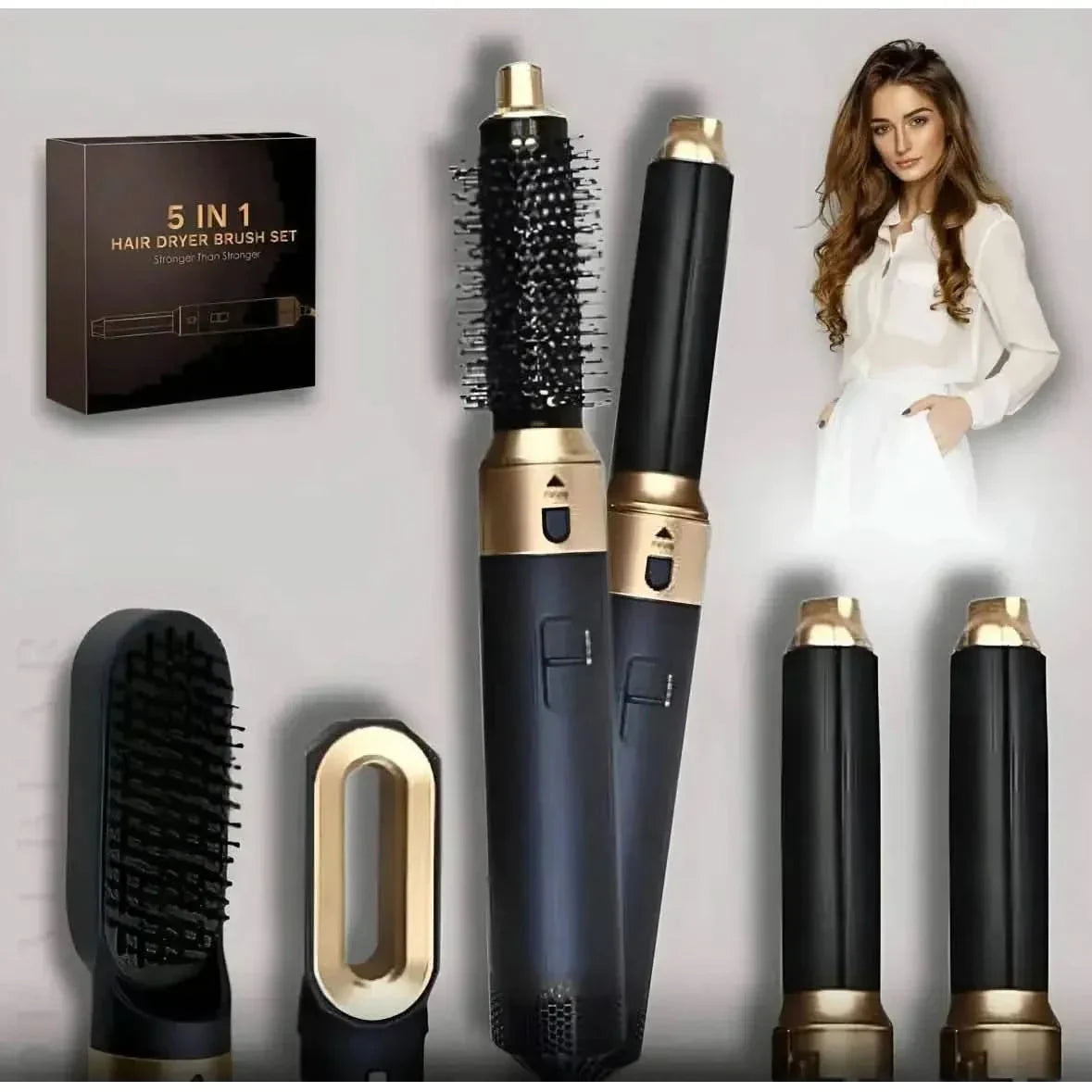 5-in-1 Hair Curler and Straightener Set - Mycosmeticslondon