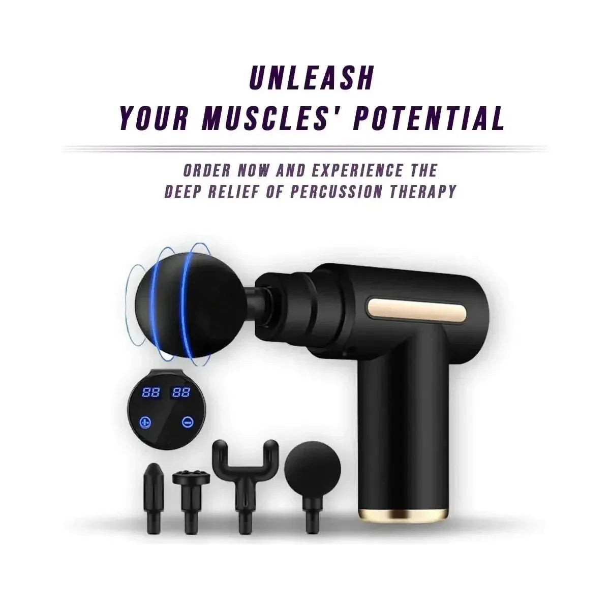 Portable Deep Tissue Massager Gun 6 Speed