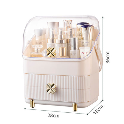 Makeup Organizer - Bathroom Waterproof Cosmetic Storage Box