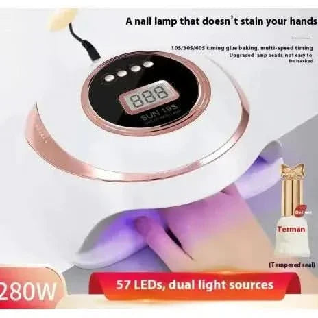 Professional 150W UV Nail Lamp with Fast Curing Blue Light