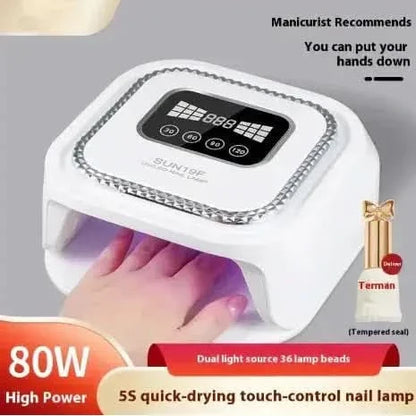 Professional 150W UV Nail Lamp with Fast Curing Blue Light