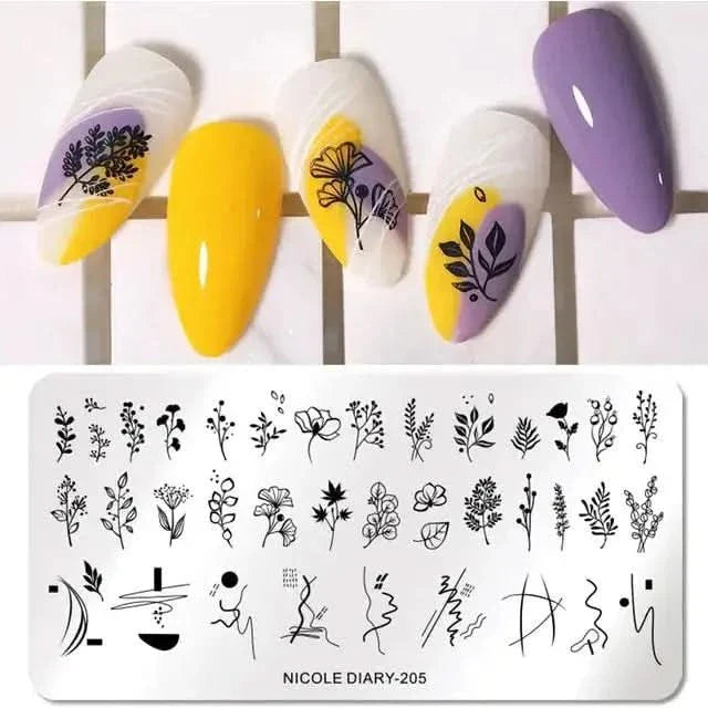 Decorative Nail Stamp Plate Set