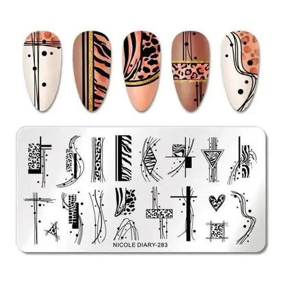 Decorative Nail Stamp Plate Set