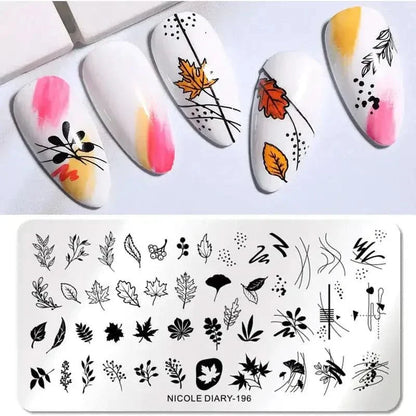 Decorative Nail Stamp Plate Set