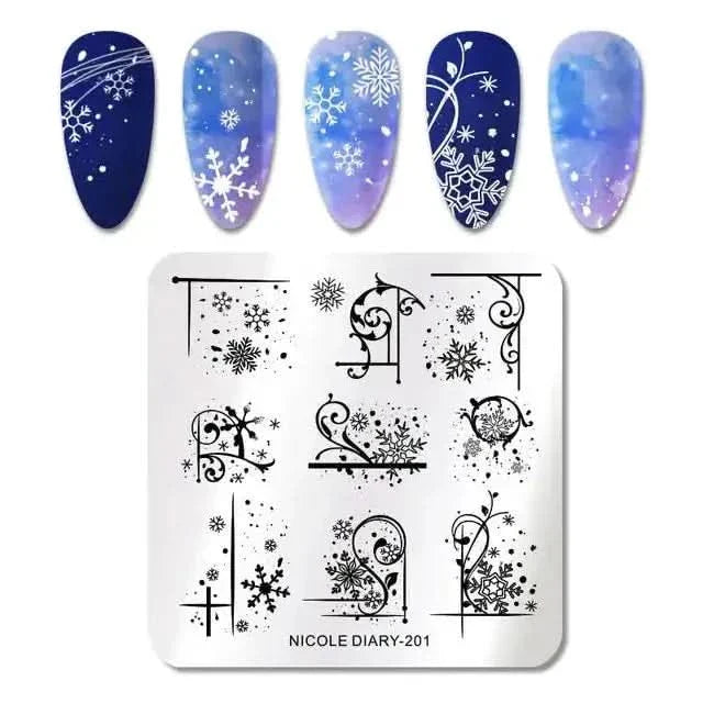 Decorative Nail Stamp Plate Set