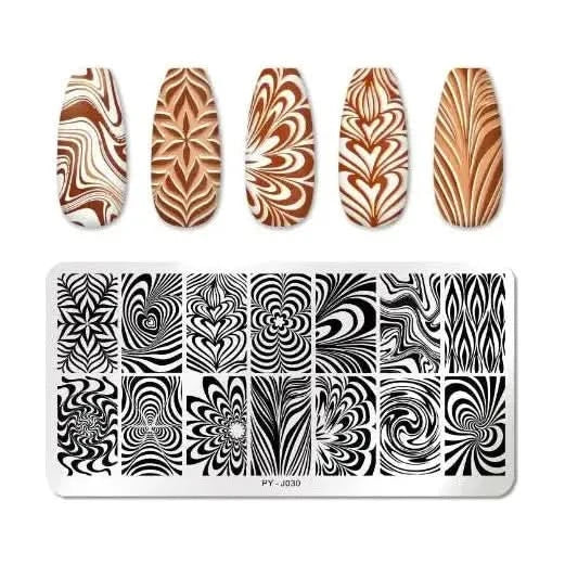 Decorative Nail Stamp Plate Set
