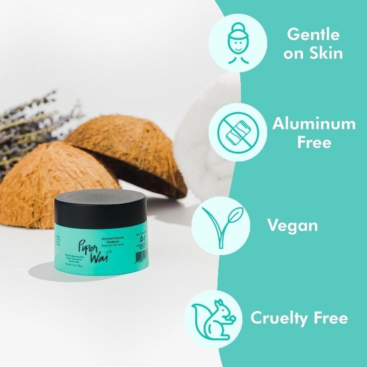 Natural Charcoal Deodorant for Sensitive Skin