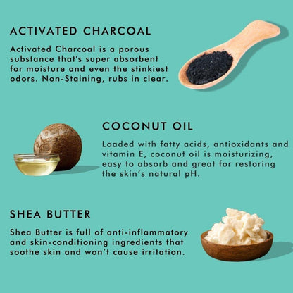 Natural Charcoal Deodorant for Sensitive Skin