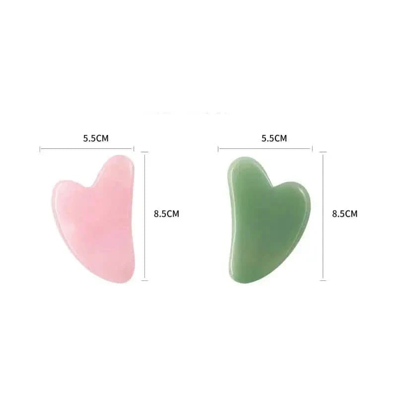 Green Jade Facial Massager Tool for Skin Contouring