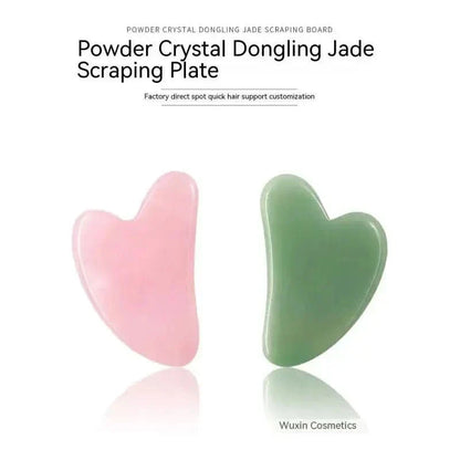 Green Jade Facial Massager Tool for Skin Contouring