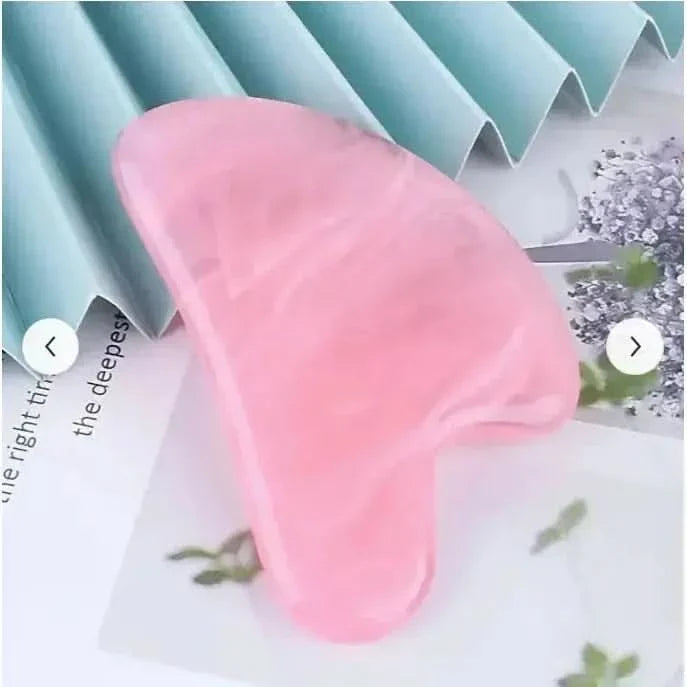 Green Jade Facial Massager Tool for Skin Contouring - Mycosmeticslondon