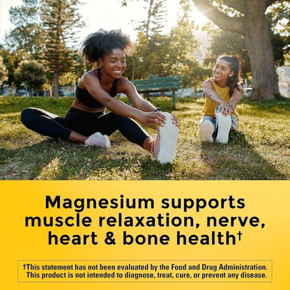 High Potency Magnesium Supplement 200mg - 180 Capsules