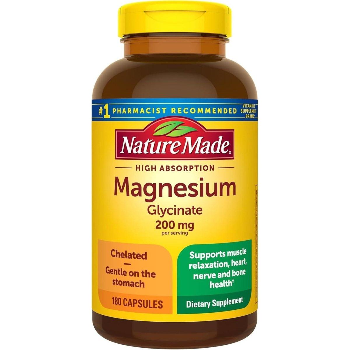 High Potency Magnesium Supplement 200mg - 180 Capsules - Mycosmeticslondon
