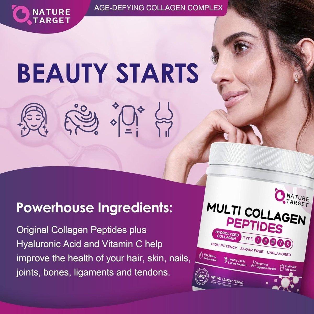 Premium Collagen Protein Powder with Vitamins & Probiotics