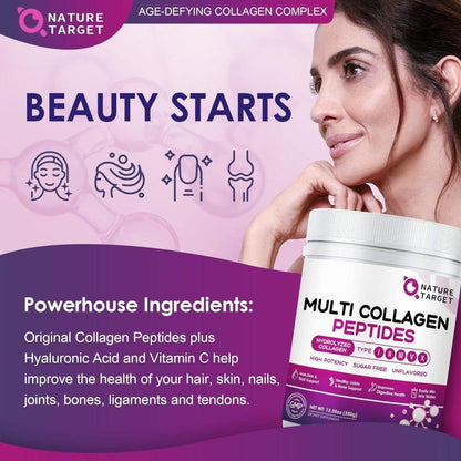 Premium Collagen Protein Powder with Vitamins & Probiotics