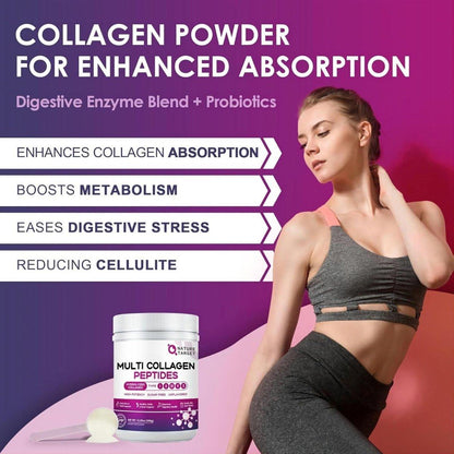Premium Collagen Protein Powder with Vitamins & Probiotics