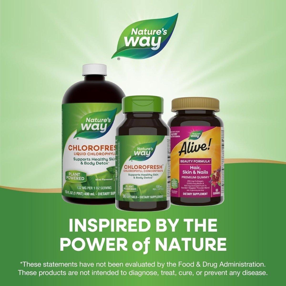 Green Food Supplement Chlorophyll Softgels Detox