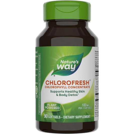 Green Food Supplement Chlorophyll Softgels Detox - Mycosmeticslondon