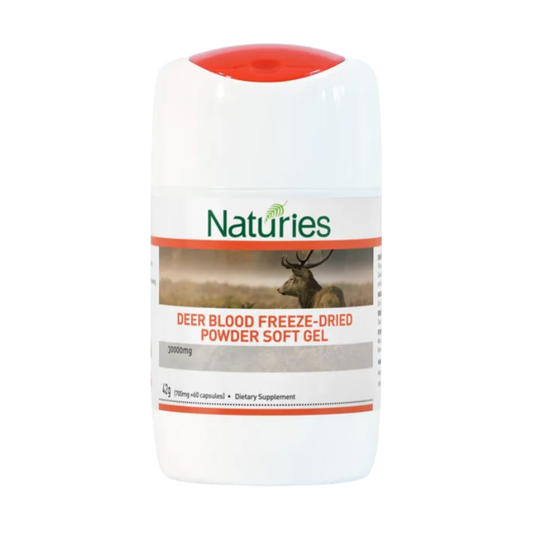 Pure New Zealand Deer Blood Supplement Capsules - Mycosmeticslondon