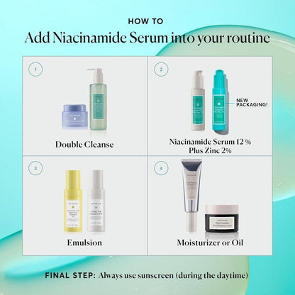 Intensive Niacinamide Serum 12% for Glowing Skin