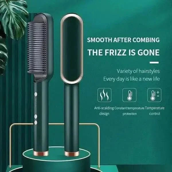 Sleek Hair Straightening Comb for Frizz Free Styling