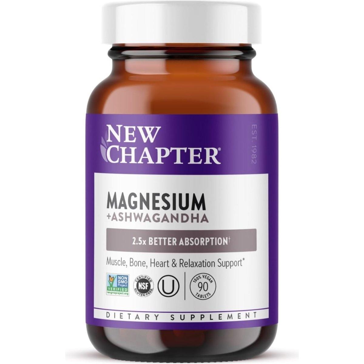 Premium Magnesium Ashwagandha Tablets for Stress Relief - Mycosmeticslondon