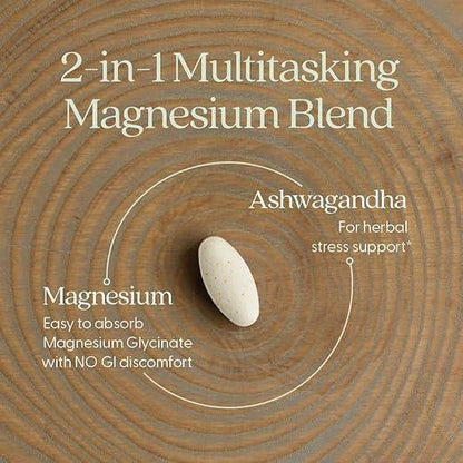 Premium Magnesium Ashwagandha Tablets for Stress Relief