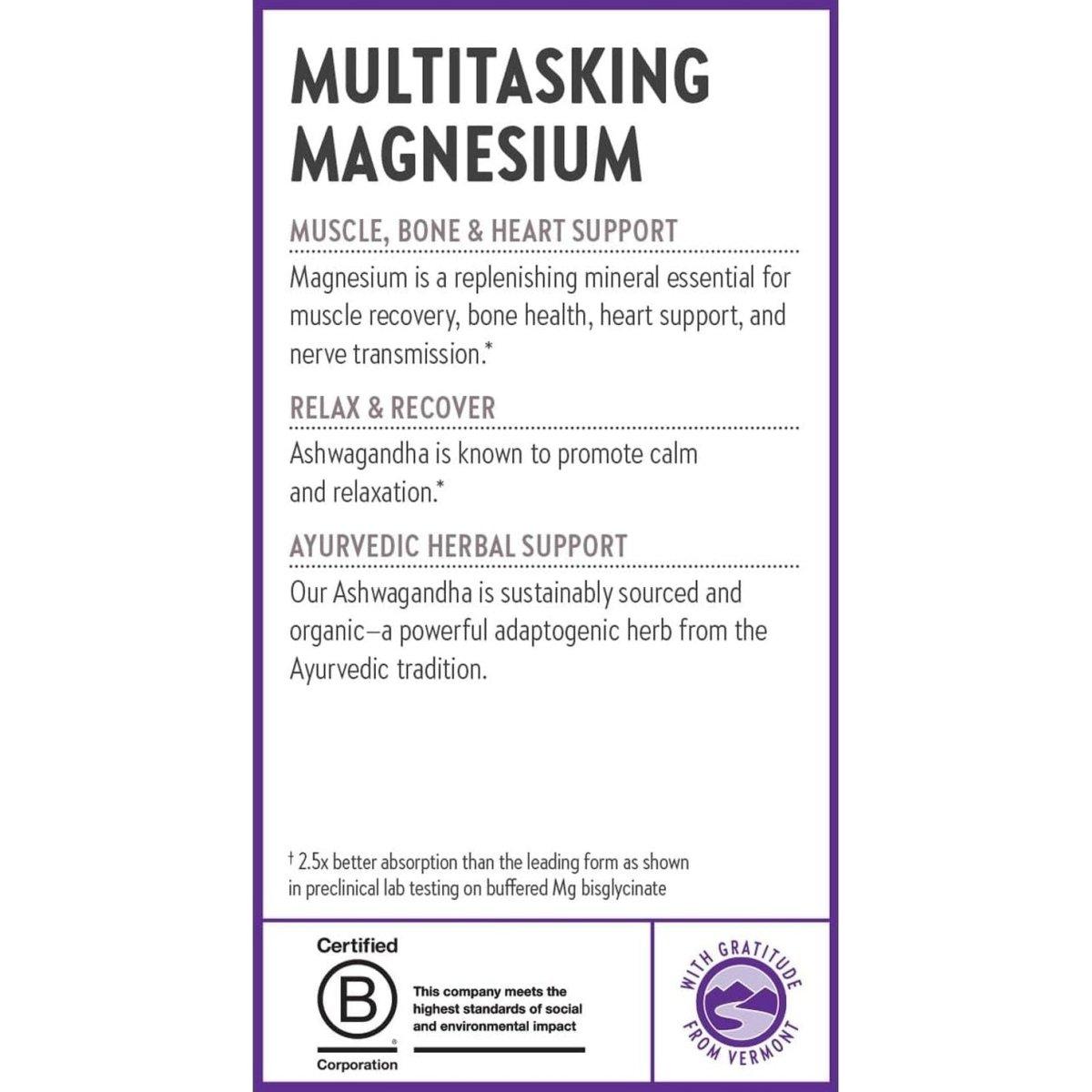 Premium Magnesium Ashwagandha Tablets for Stress Relief