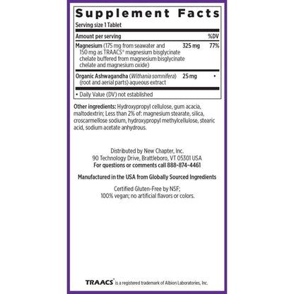 Premium Magnesium Ashwagandha Tablets for Stress Relief