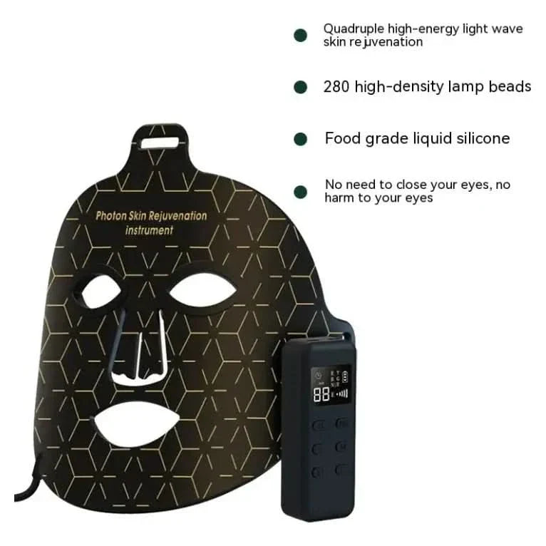 Heated Facial Mask - Advanced Skin Rejuvenation Treatment