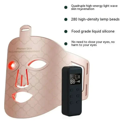 Heated Facial Mask - Advanced Skin Rejuvenation Treatment