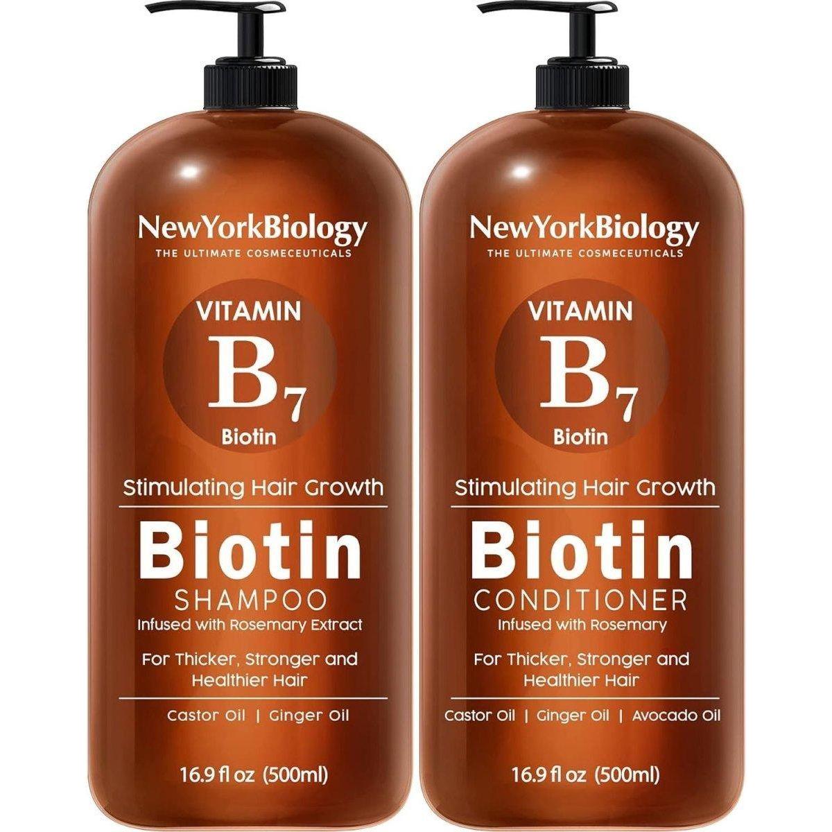 Nourishing Biotin Shampoo and Conditioner Set for Hair Growth - Mycosmeticslondon