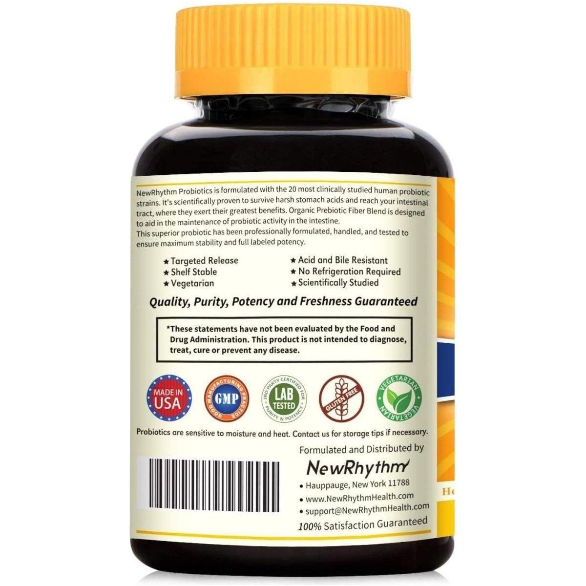 Advanced Probiotic 50B CFU, 20 Strains, 60 Capsules